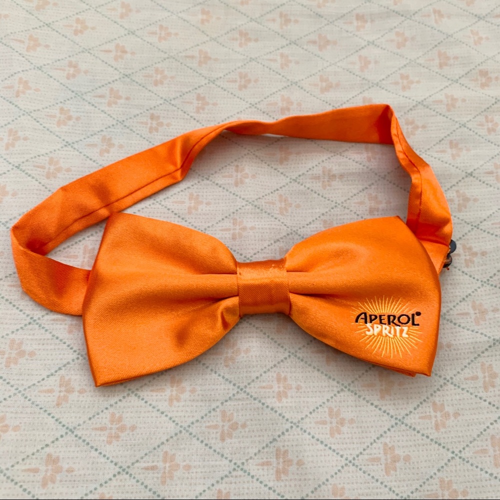 Aperol Spritz bow tie.